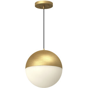 Monae 9.88 inch Brushed Gold Pendant Ceiling Light