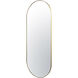 Capsule 60 X 24 inch Gold Wall Mirror