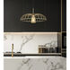 Valencia 1 Light 24 inch Modern Gold Pendant Ceiling Light