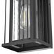 Sedgley 1 Light 12 inch Black Outdoor Wall Sconce