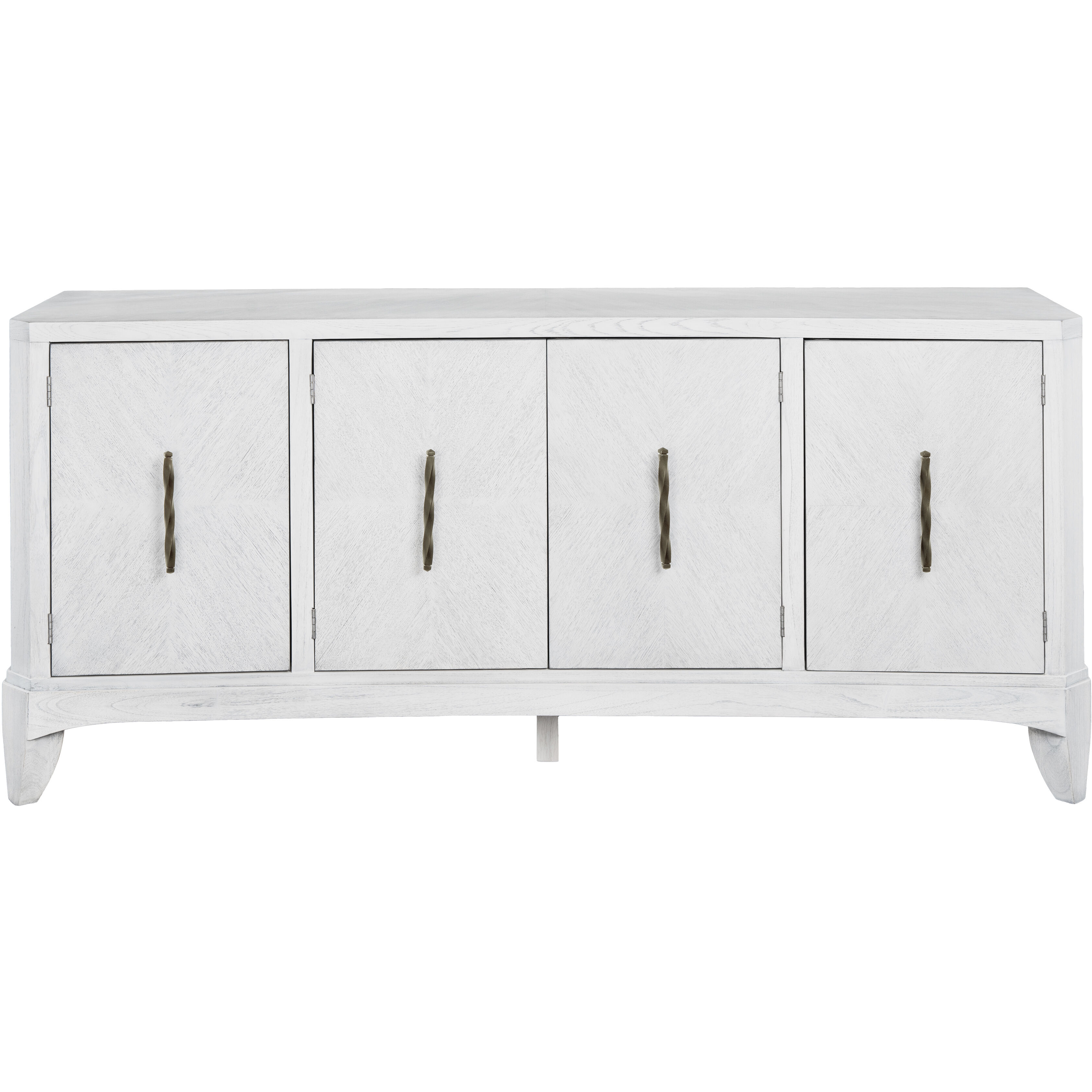 Bowtie Whitewash Credenza