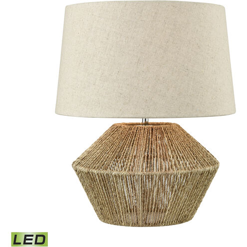 Vavda 19.5 inch 9 watt Natural Table Lamp Portable Light