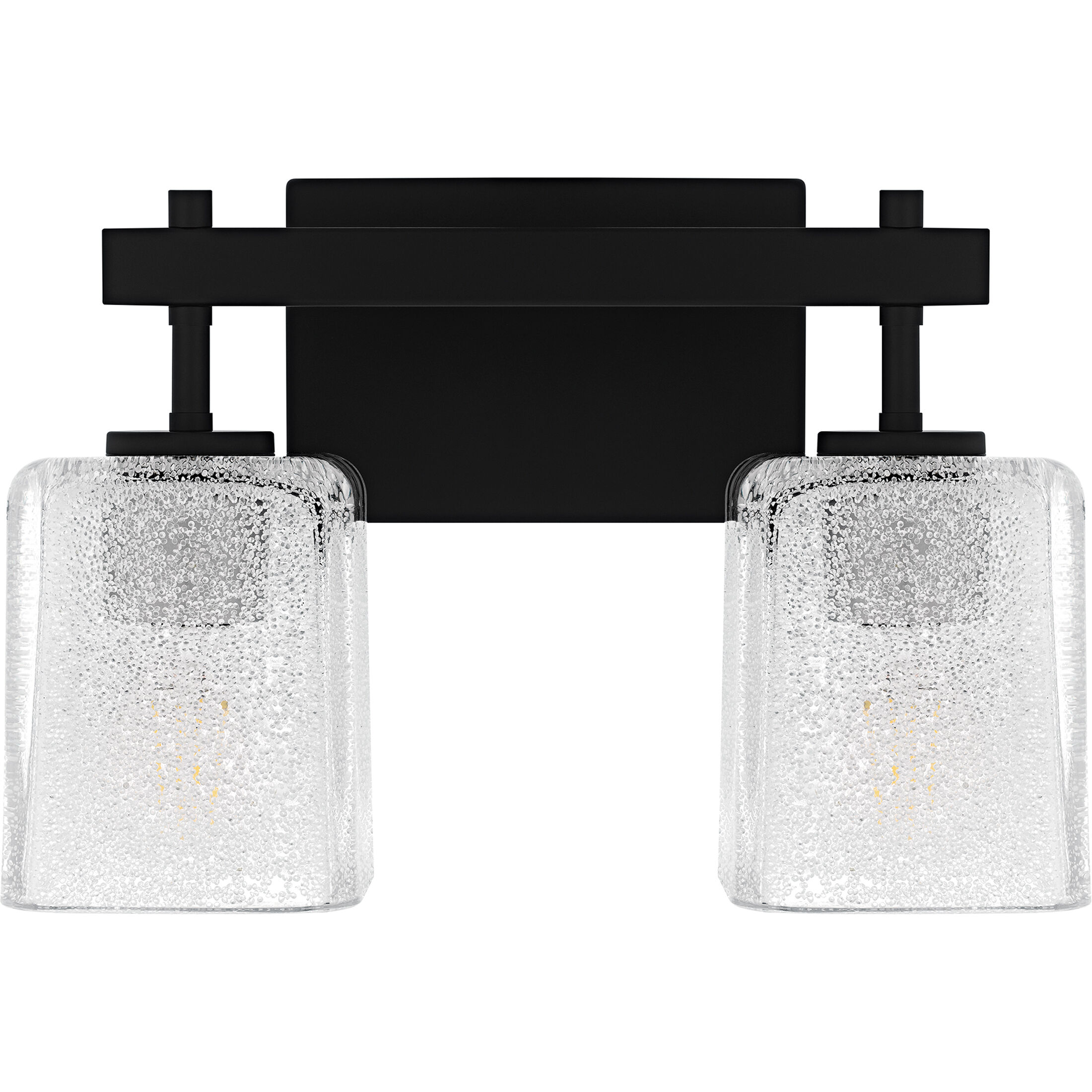 Brenthouse 2 Light 13.5 inch Matte Black Bath Light Wall Light, Medium