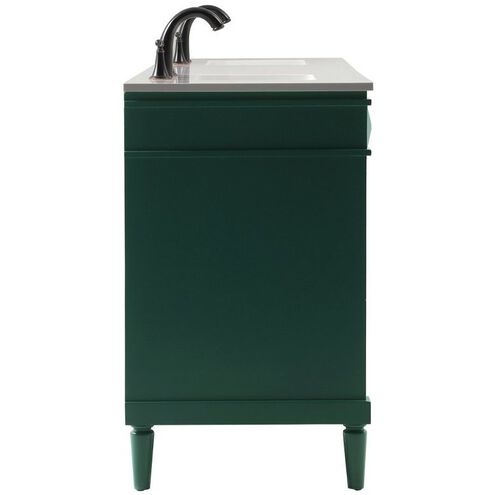 Bennett 72 X 21 X 35 inch Green Vanity Sink Set