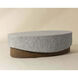 Leda 55 X 30 inch Warm Grey / Warm Brown Outdoor Coffee Table