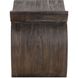 Connor 17 inch Reclaimed Elm Wood and Walnut Accent Stool