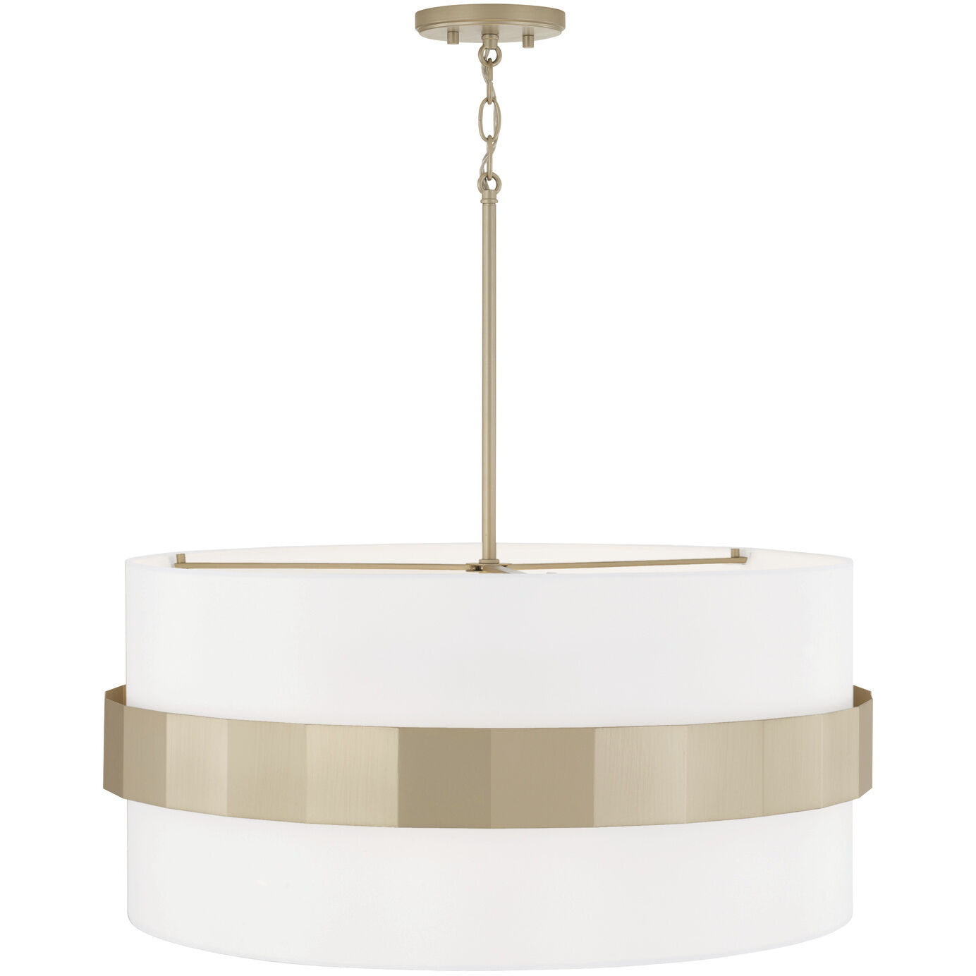 Sutton 4 Light 26 inch Soft Gold Pendant Ceiling Light