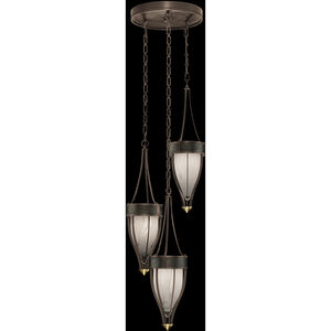 Mirage 3 Light 17.5 inch Bronze Pendant Ceiling Light