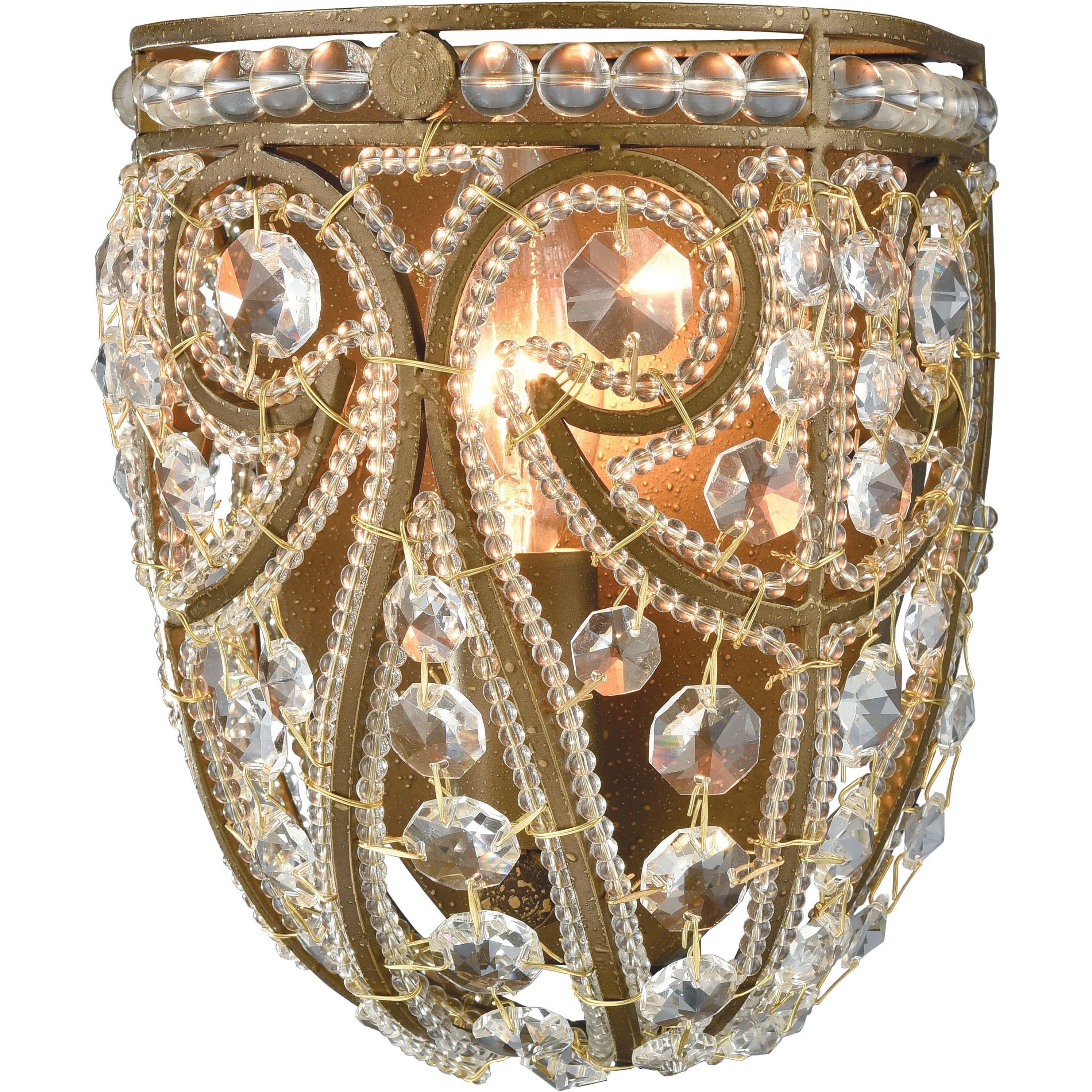 Elizabethan 1 Light 5.5 inch Dark Bronze Vanity Light Wall Light