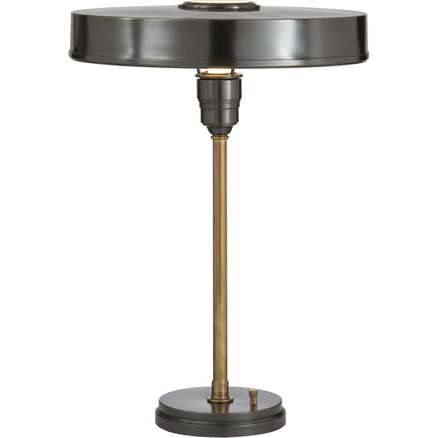 Thomas O'Brien Carlo 21 inch 60.00 watt Bronze with Antique Brass Table Lamp Portable Light in Bronze and Hand-Rubbed Antique Brass
