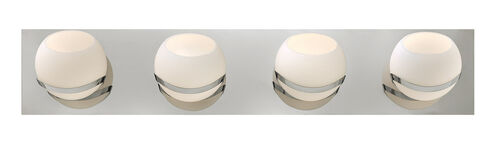 Nova 4 Light 25.5 inch Chrome Bath Wall Light