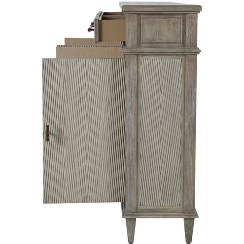 Isaac Brushed Grey / Antique Bronze / Sesame Grey Cabinet