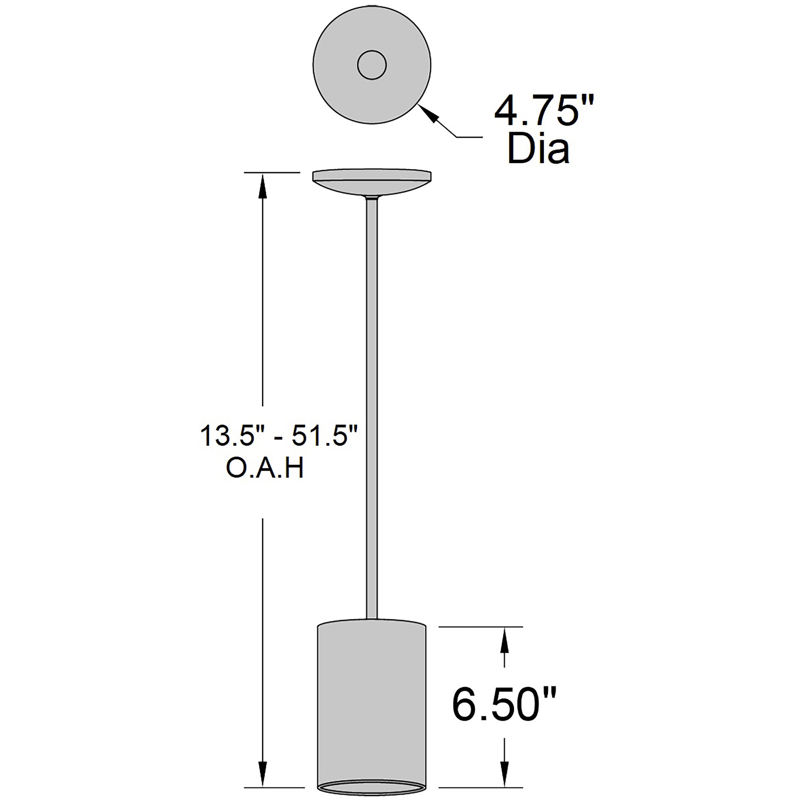 Pilson LED 4.5 inch Satin Pendant Ceiling Light