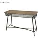 Perf 47 X 16 inch Dark Bronze with Natural Console Table