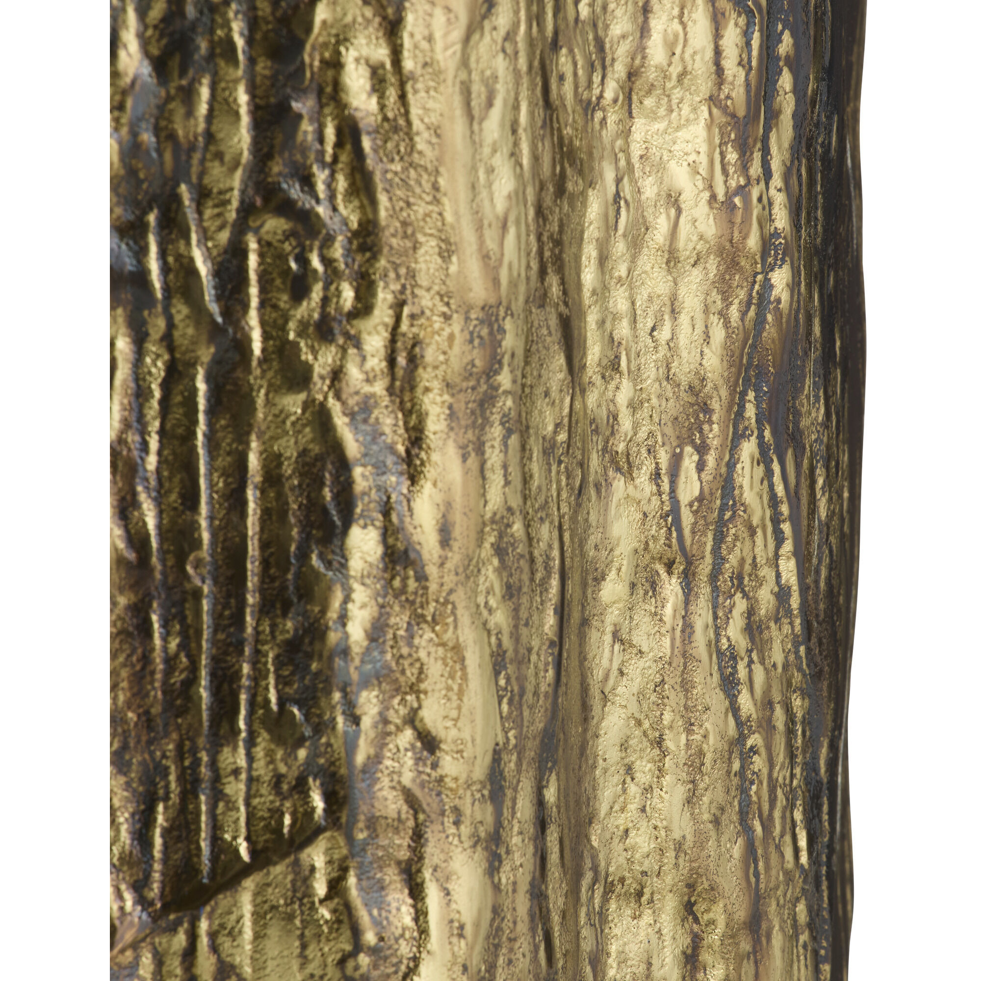 Minerva 18.5 inch Distressed Antique Brass End Table