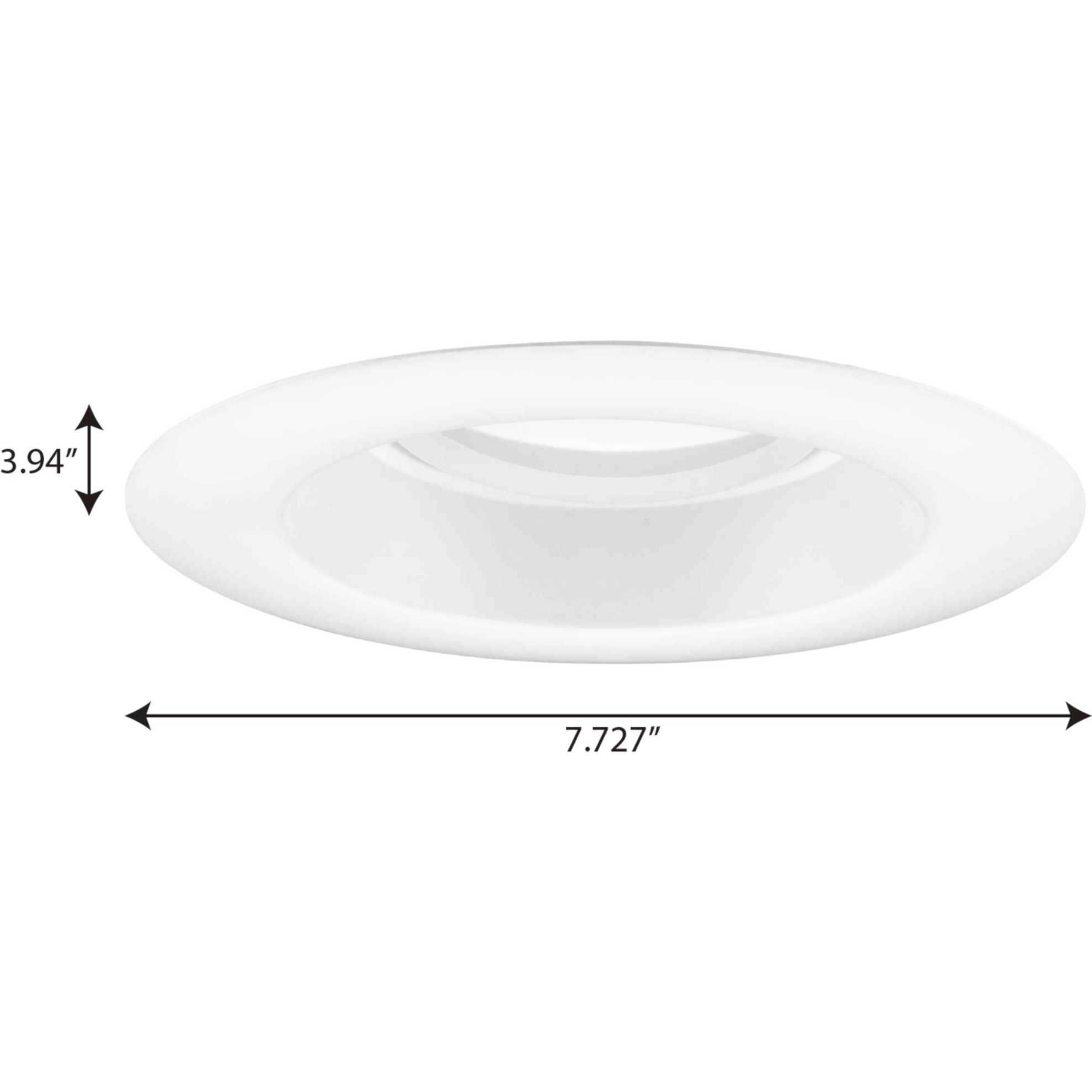 Intrinsic Satin White Recessed Trim, Progress LED