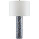 Indigo 28 inch 150.00 watt Blue/White Table Lamp Portable Light