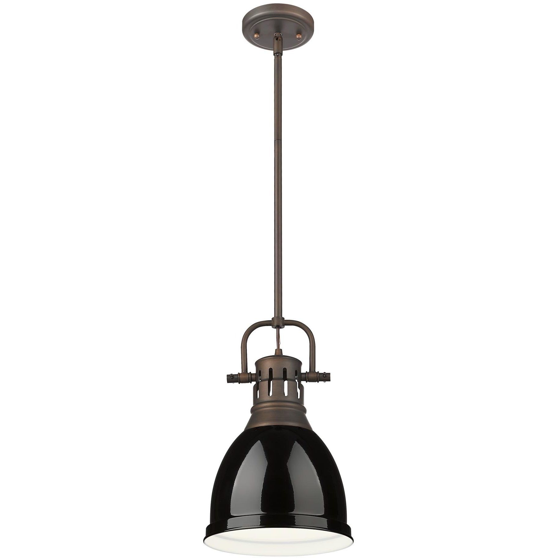Yep Duncan 1 Light 8.88 inch Rubbed Bronze Pendant Ceiling Light in Black