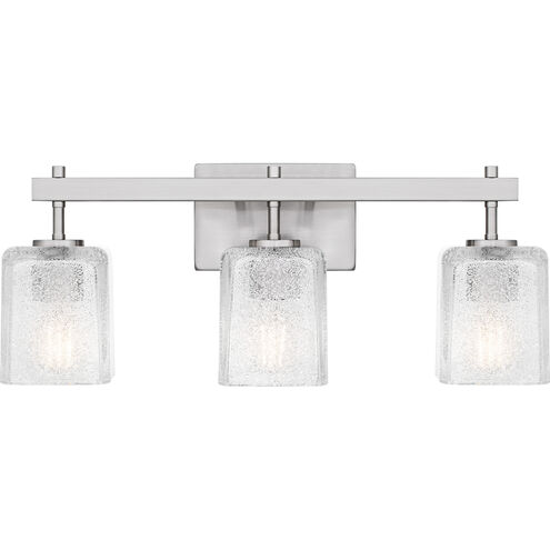 Quoizel Brenthouse 3 Light 22.5 inch Brushed Nickel Bath Light Wall Light, Large BTH8622BN - Open Box