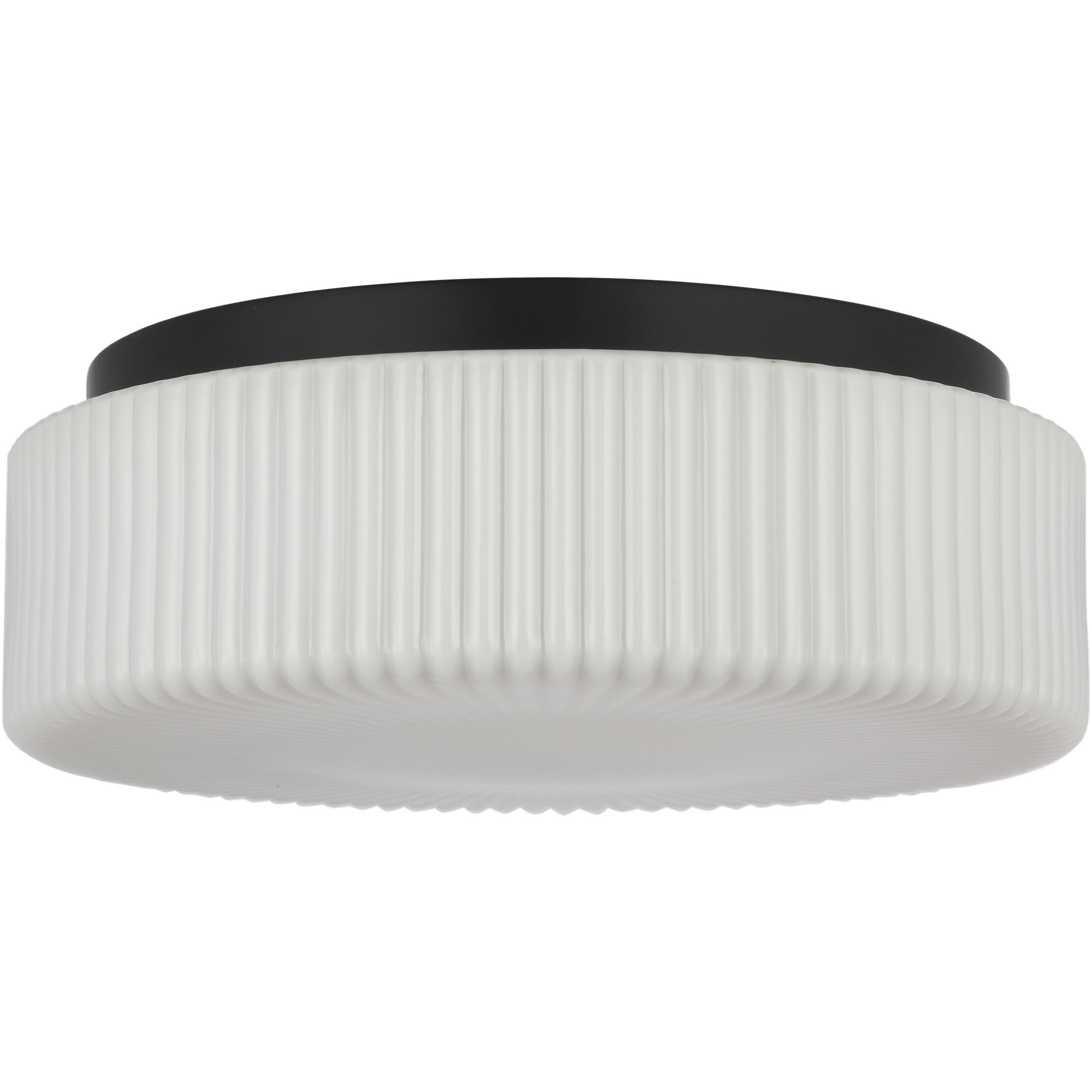 Axira LED 14 inch Midnight Black Flush Mount Ceiling Light