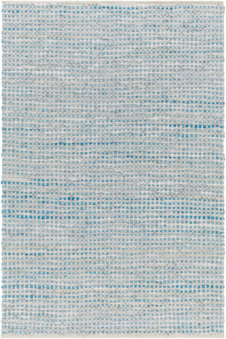 Jamie 36 X 24 inch Teal Rug in 2 x 3, Rectangle