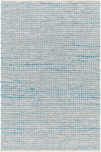 Jamie 36 X 24 inch Teal Rug in 2 x 3, Rectangle