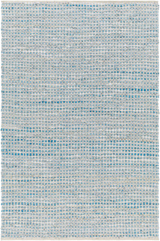 Jamie 72 X 48 inch Teal Rug in 4 X 6, Rectangle