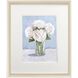 Florals Collection Blue Framed Art