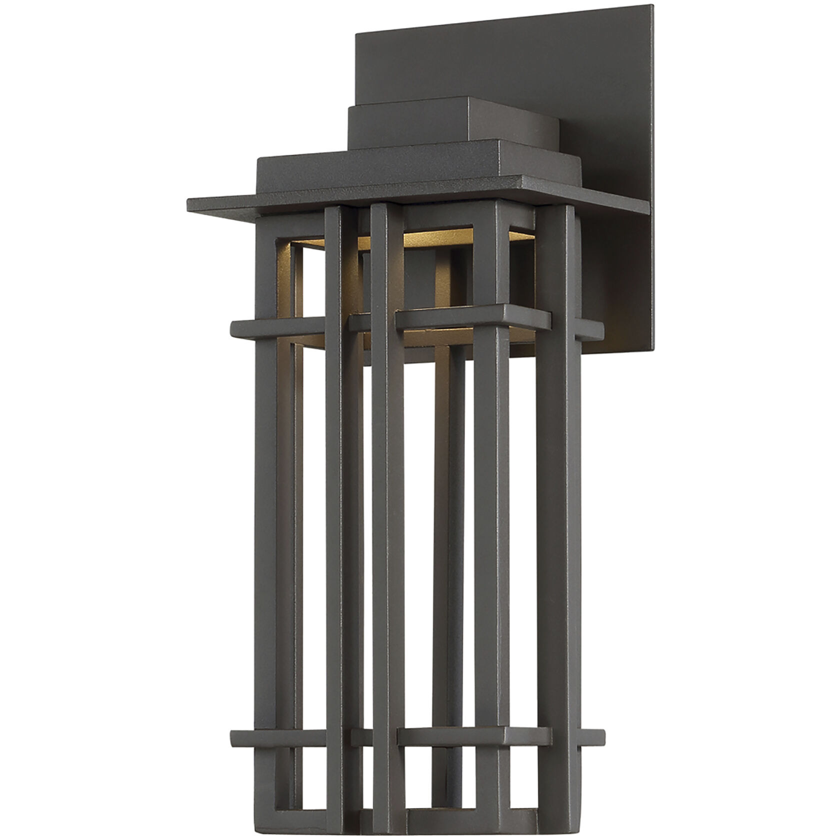 Nest LED 12 inch Bronze Outdoor Wall Light, dweLED