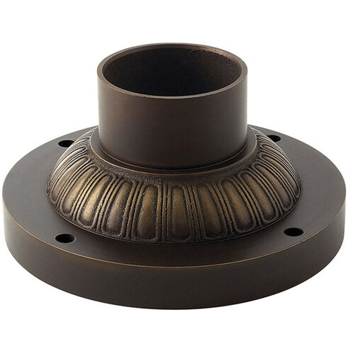 Isaac 7 inch Metro Bronze Outdoor Pier Mount Base