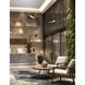 Eco Collection - Madera Family 23.75 inch Matte Black and Black Wood Pendant Ceiling Light, EVOLV