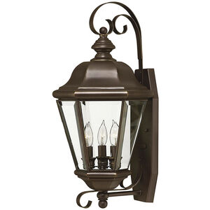 Clifton Park LED 22 inch Copper Bronze Outdoor Wall Mount Lantern, Large