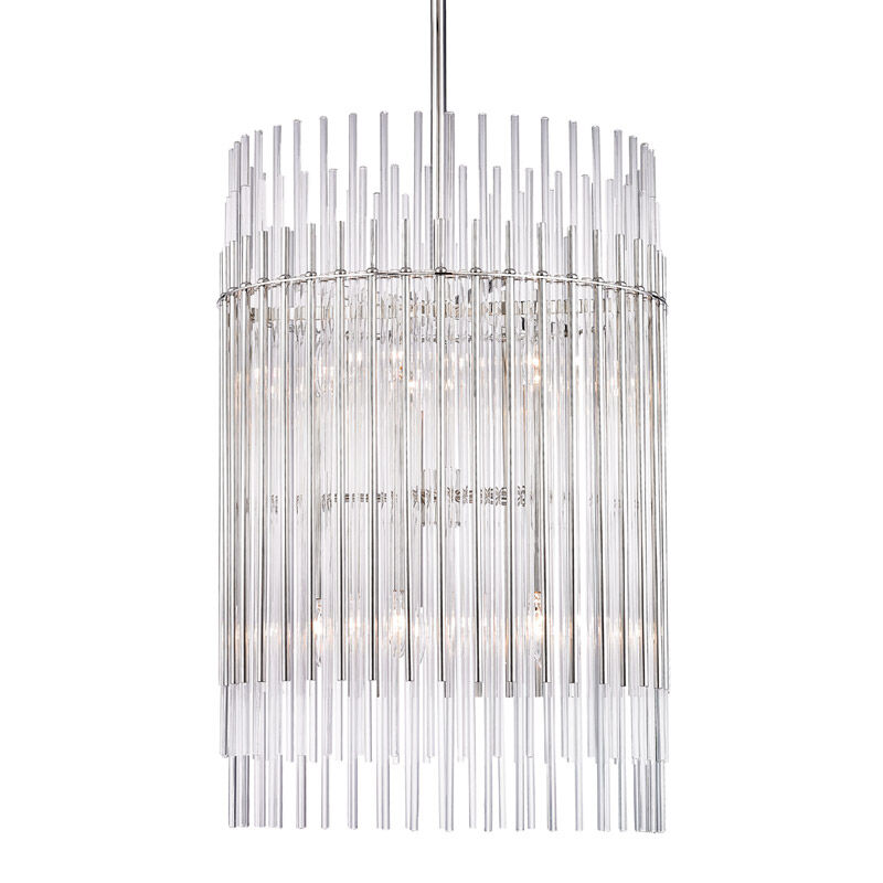 Wallis 10 Light 20.75 inch Polished Nickel Pendant Ceiling Light