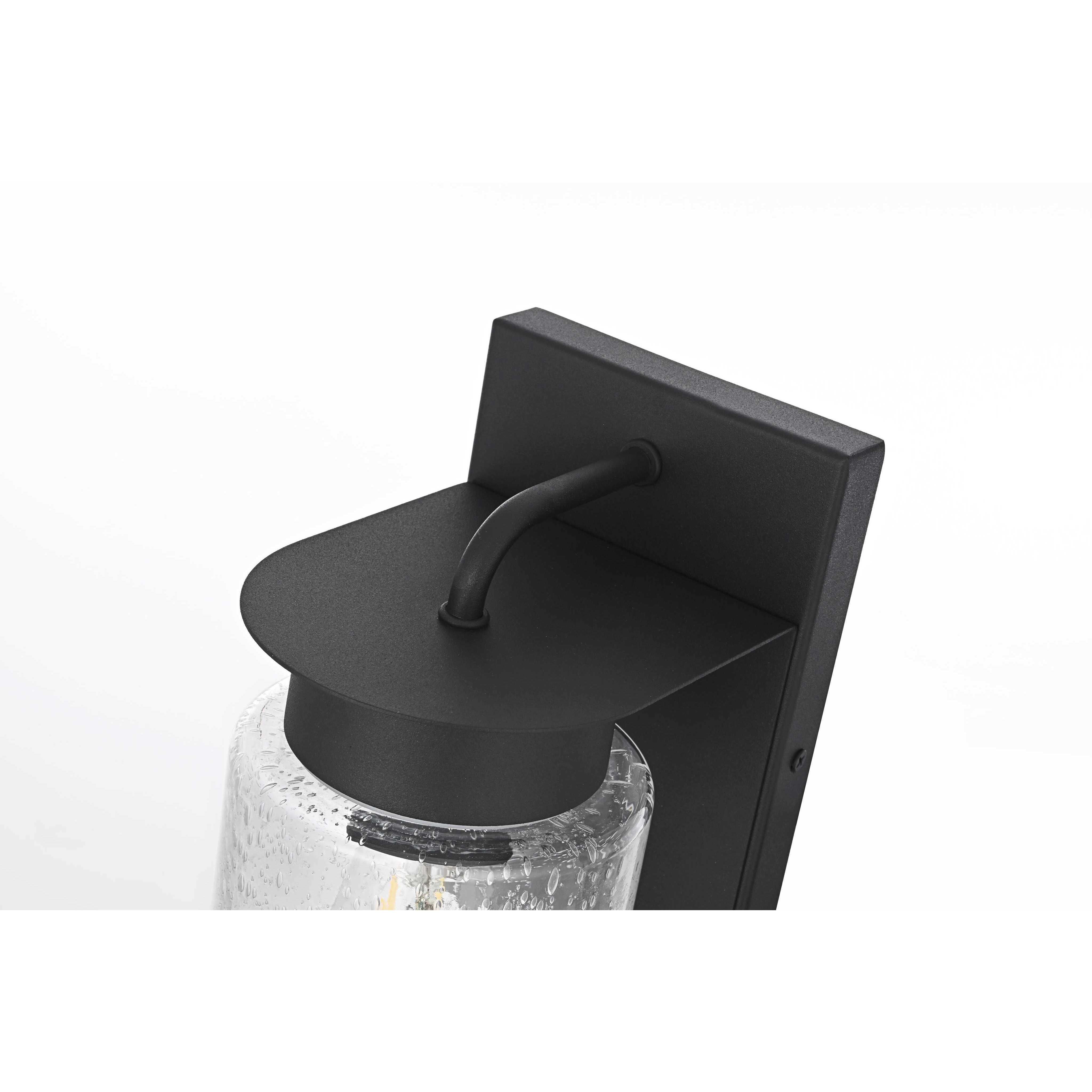 Rafael 1 Light 9 inch Black Outdoor Wall Sconce