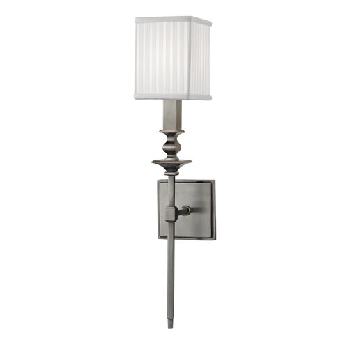 Towson 1 Light 4 inch Historic Nickel Wall Sconce Wall Light