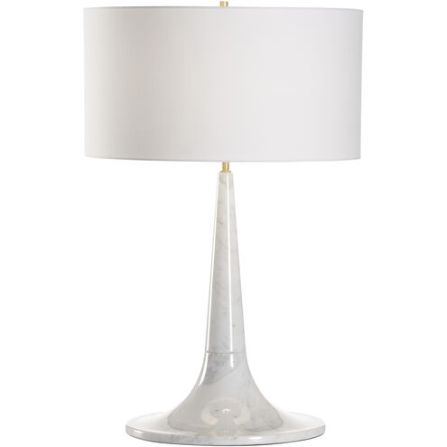 Tulip 22 inch 60.00 watt White/Cream Table Lamp Portable Light