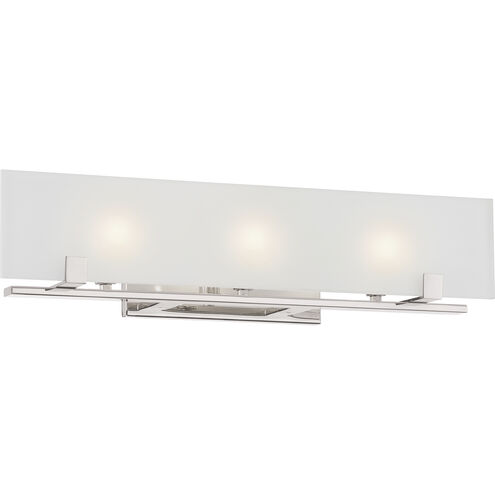 Lynne 3 Light 24 inch Polished Nickel Vanity Light Wall Light