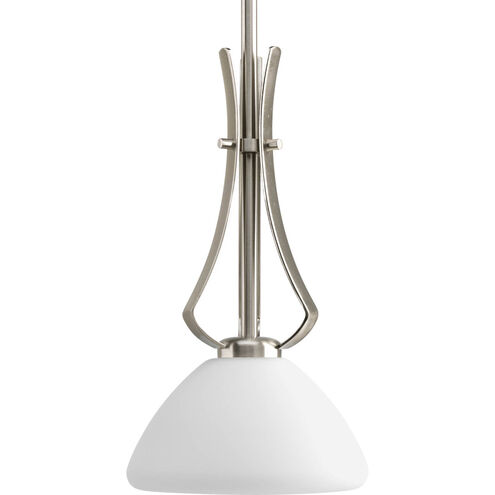 Rave 1 Light 7 inch Brushed Nickel Pendant Ceiling Light