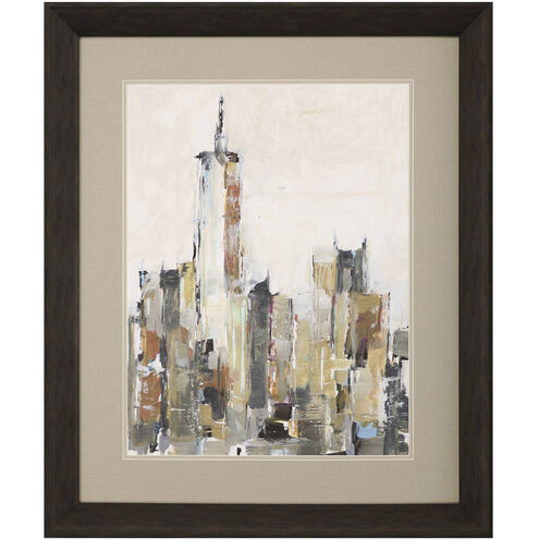 Urban Daylight Multi and Beige and Gray and Green Framed Art