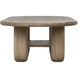 Disorder 68 X 32.5 inch Washed Walnut Coffee Table