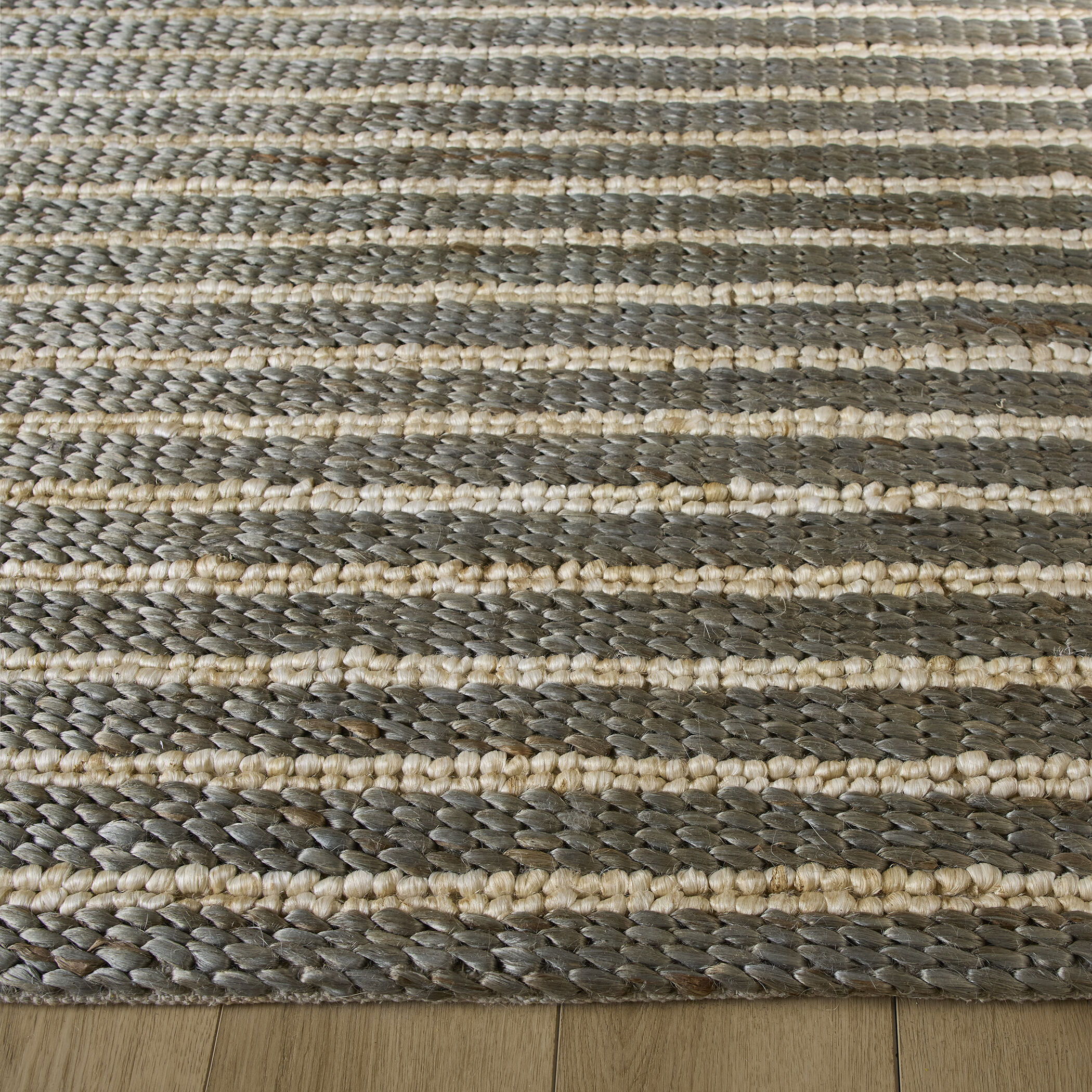Natural Luxe Beige and Gray Indoor Rug