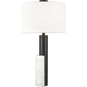 Renfrew 30 inch 150.00 watt White with Black Table Lamp Portable Light