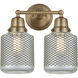 Aditi Stanton 2 Light 14 inch Brushed Brass Bath Vanity Light Wall Light