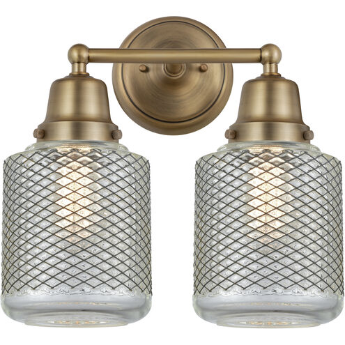 Aditi Stanton 2 Light 14 inch Brushed Brass Bath Vanity Light Wall Light