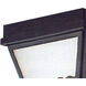 Wavy 2 Light 9.5 inch Black Outdoor Flush Mount