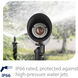 InterBeam 9 3 watt Black Accent Lighting in 3000K, Low Voltage Accent Light, WAC Landscape