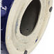 Barrel 17.7 inch Blue Stool