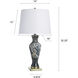 Cameron 31.5 inch 100 watt Igny Gold and Black and Brown and White Table Lamp Portable Light