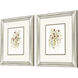 Wildflower Breeze Red and Green and Brown Framed Art