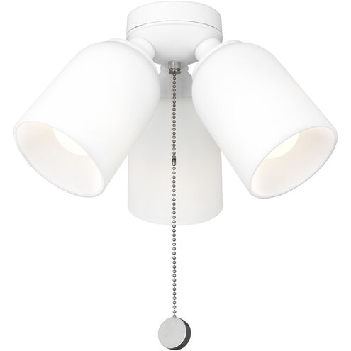 Emile LED Matte White Fan Light Kit